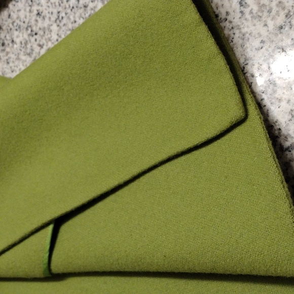 Salvatore Ferragamo Green Wool Coat - Picture 9 of 9